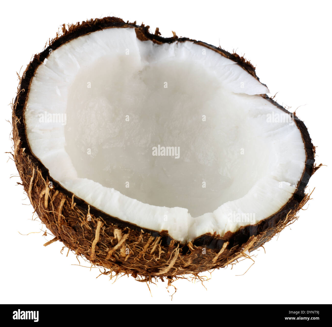 A COCONUT CUT IN HALF Stock Photo 68706894 Alamy