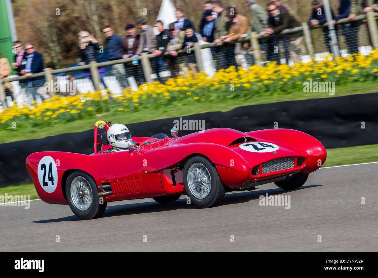 1955 LotusBristol MkX with driver Malcolm Paul, Peter Collins Trophy