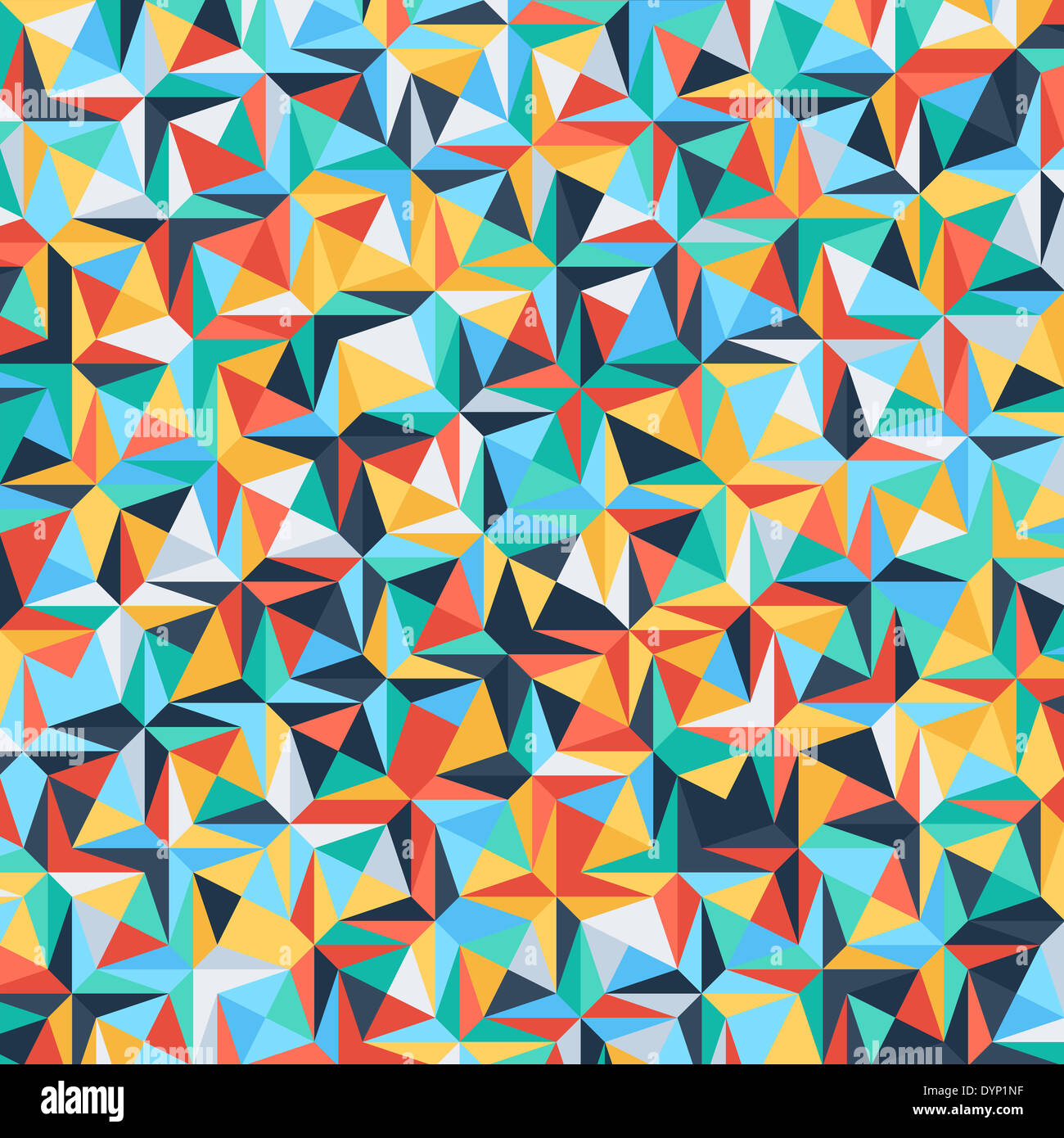 Abstract Mosaic Pattern in Retro Colors, background Stock Photo - Alamy