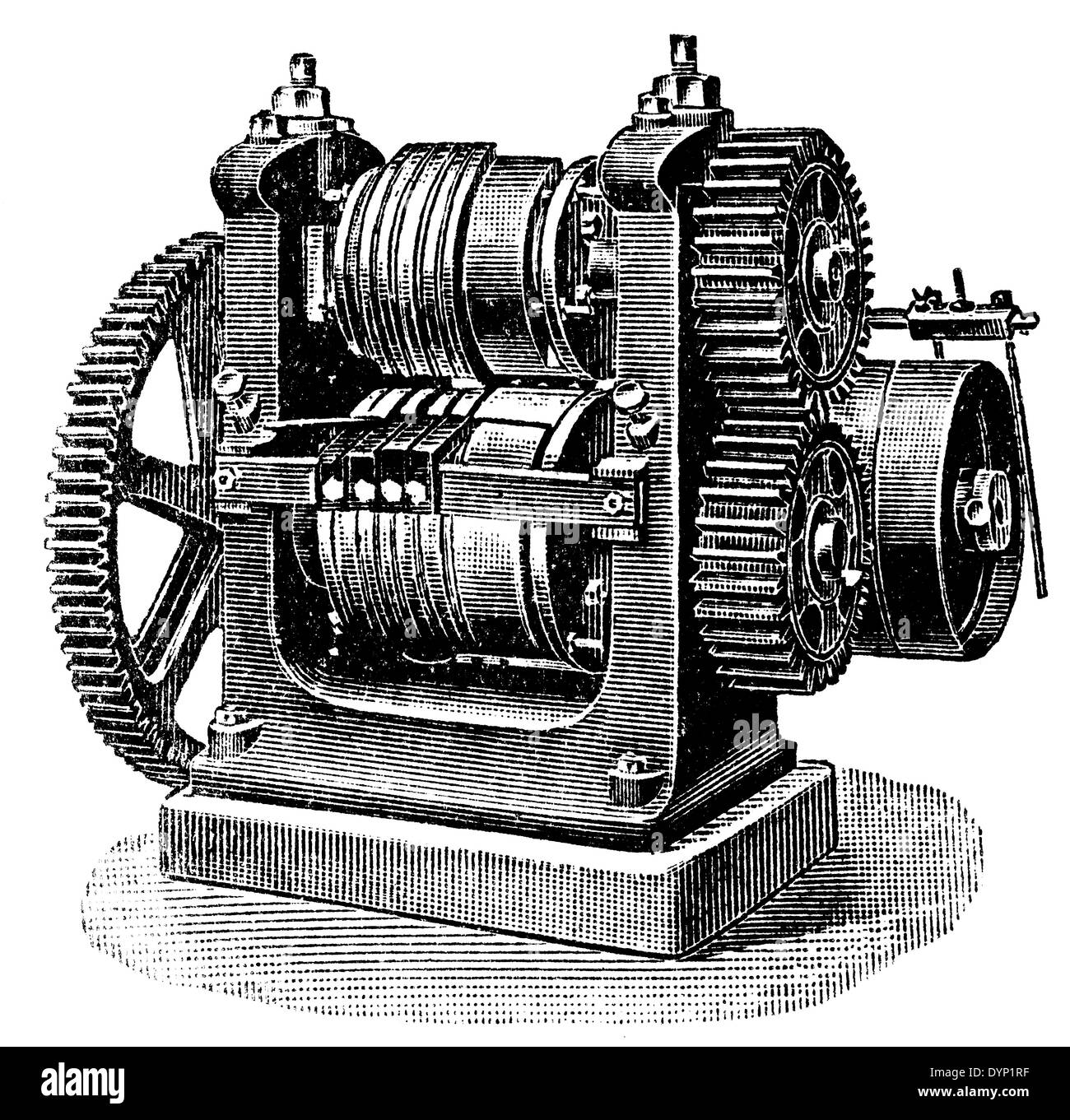 Manufacture equipment, illustration from Soviet encyclopedia, 1927 Stock Photo