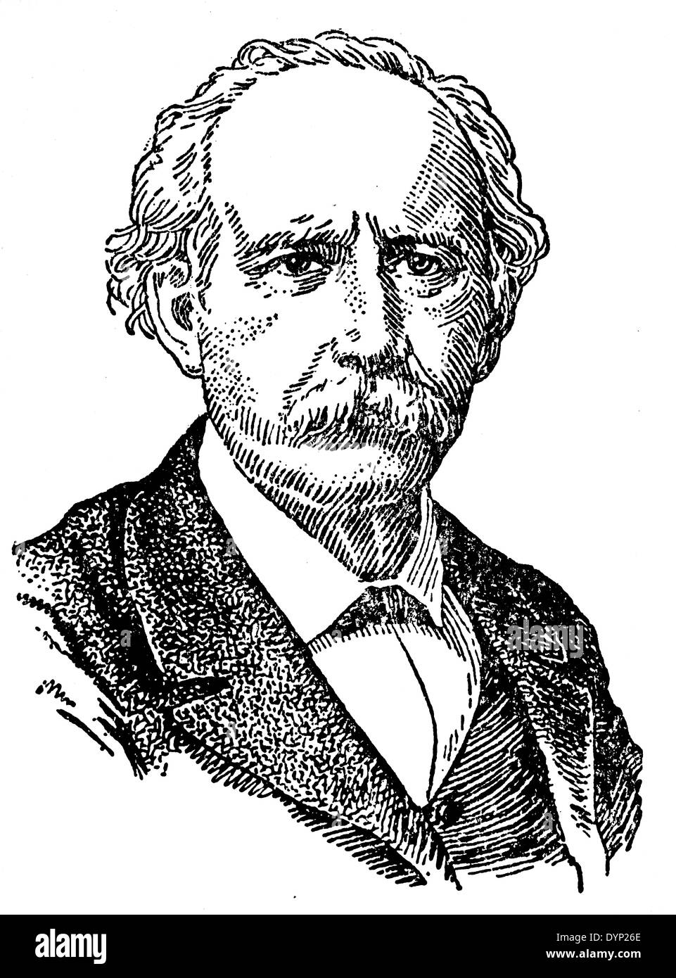 Marcellin Berthelot (1827-1907), French chemist and politician, illustration from Soviet encyclopedia, 1927 Stock Photo