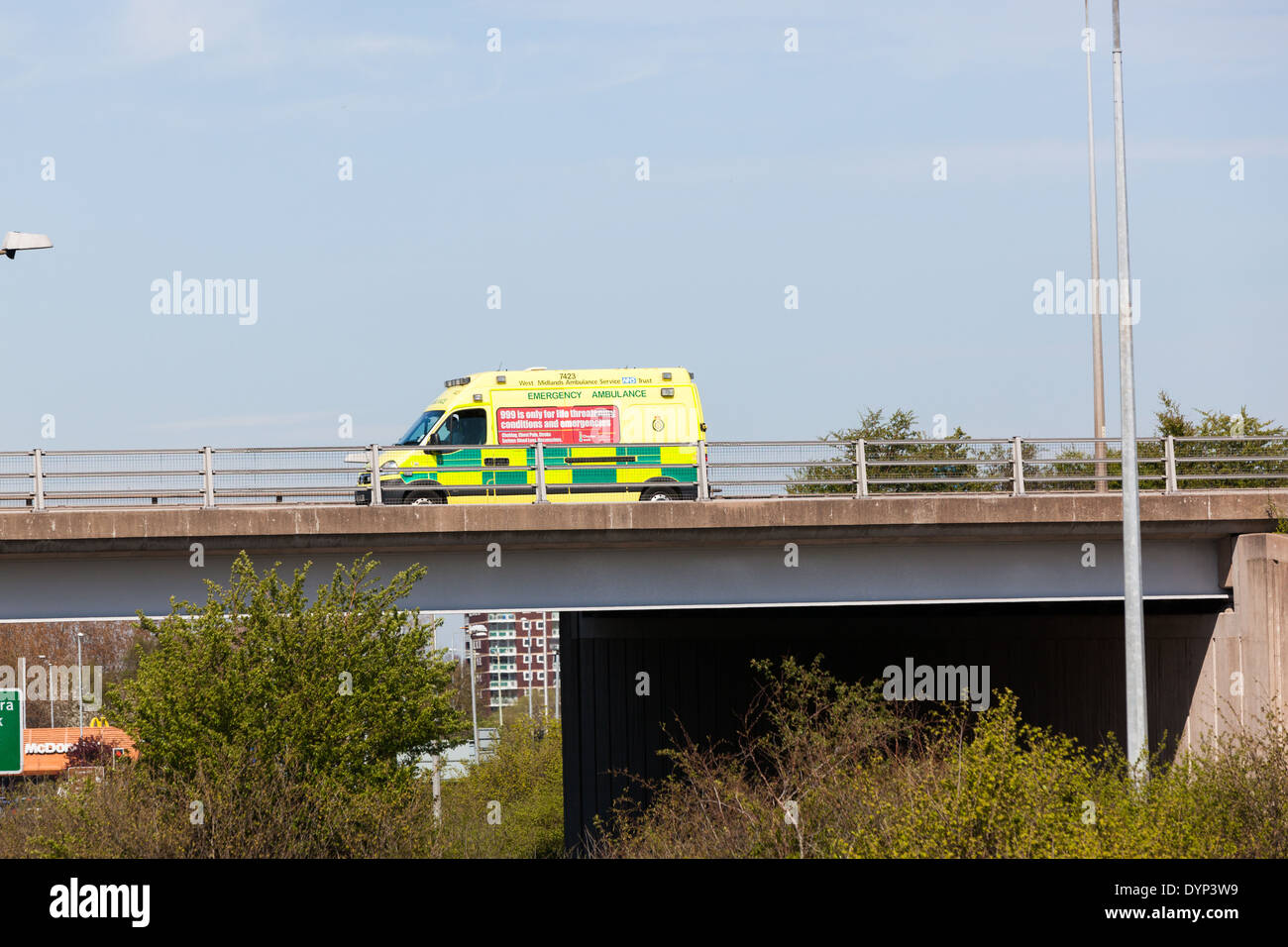 West Midlands servicio de ambulancia Llavero..