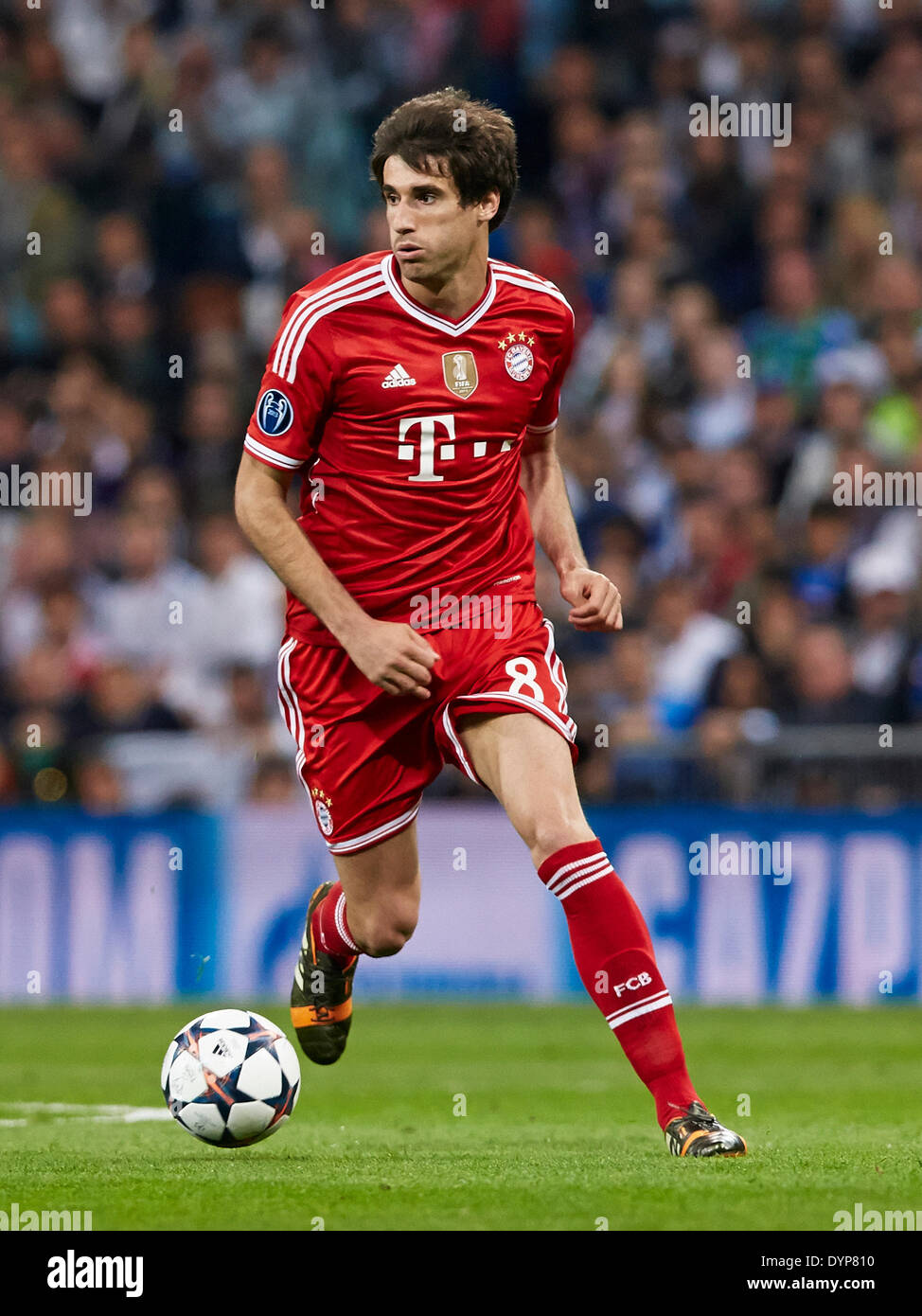 Madrid, Spain. 23rd Apr, 2014. Javi MARTINEZ in action during the UEFA Champions League Game between Real Madrid and FC Bayern Munich at Santiago Bernabeu Stadium, Valencia Credit:  Action Plus Sports/Alamy Live News Stock Photo