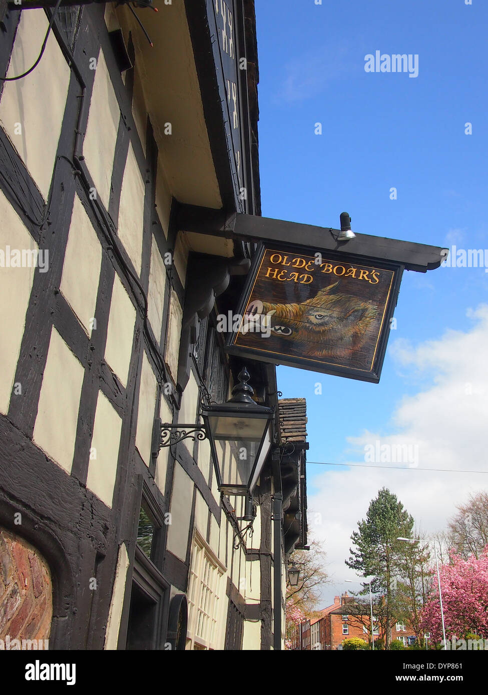 The Olde Boar's head public house in Middleton Greater Manchester Stock