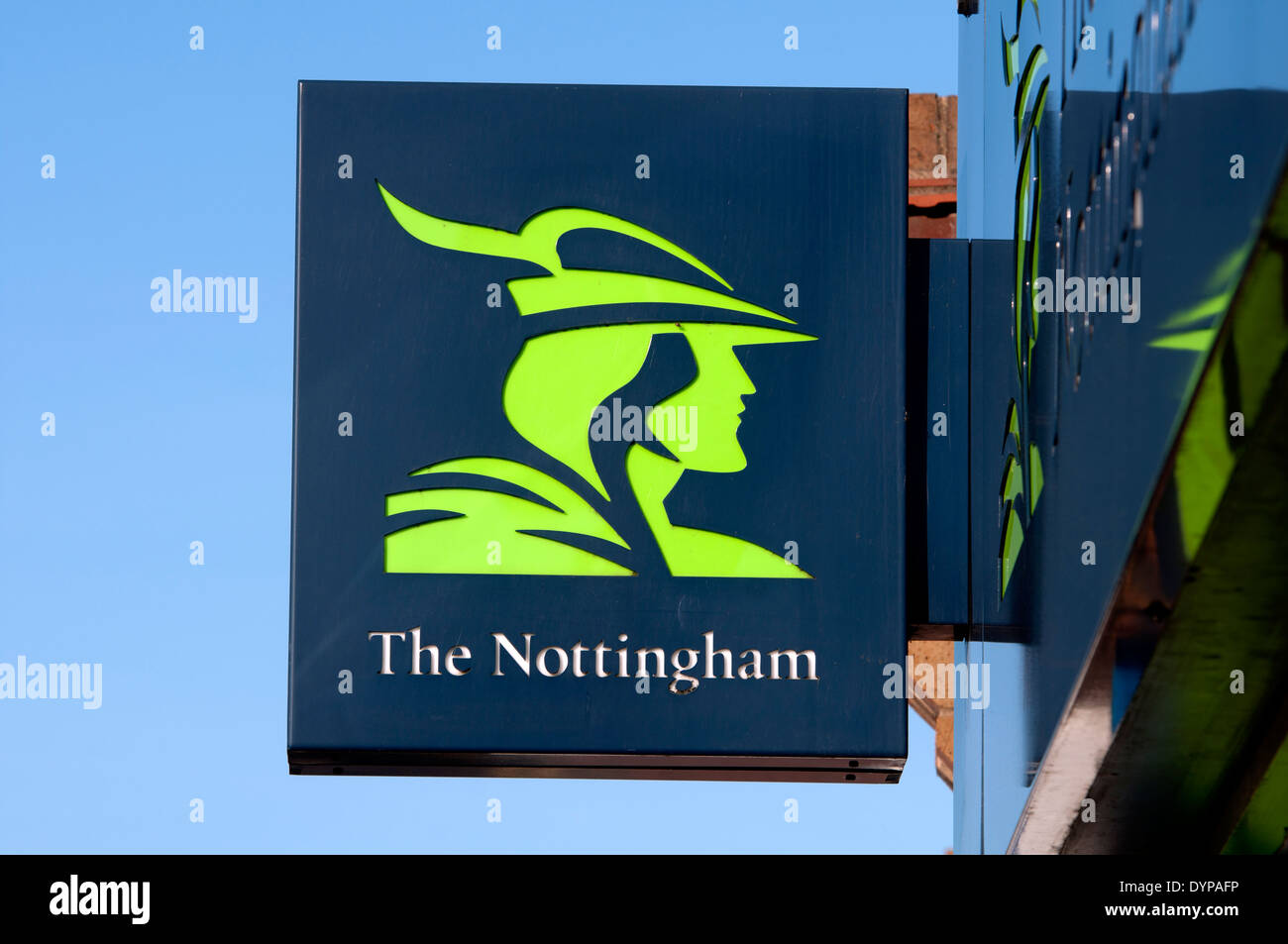 Nottingham Building Society sign Stock Photo Alamy