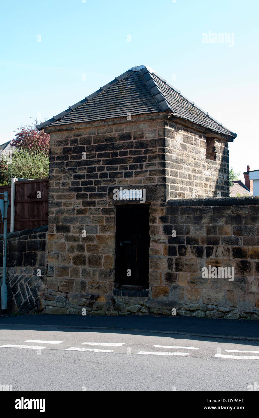 The old lock-up, Sandiacre, Derbyshire, England, UK Stock Photo