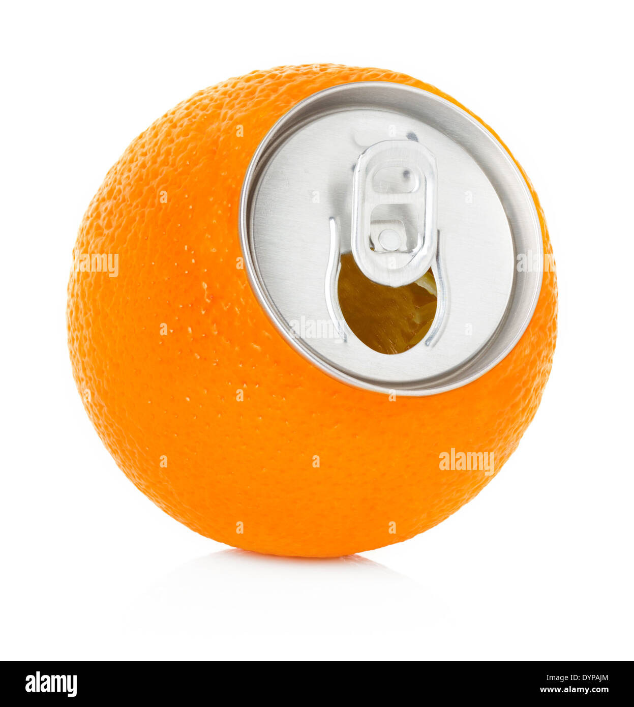fresh orange juice in a tin Stock Photo Alamy