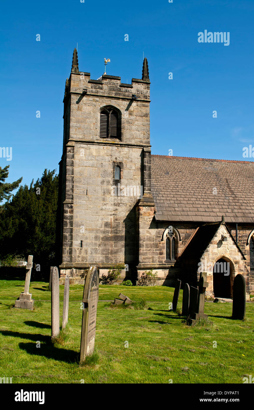 St. Michael and All Angels Church, Stanton by Dale, Derbyshire, England, UK Stock Photo