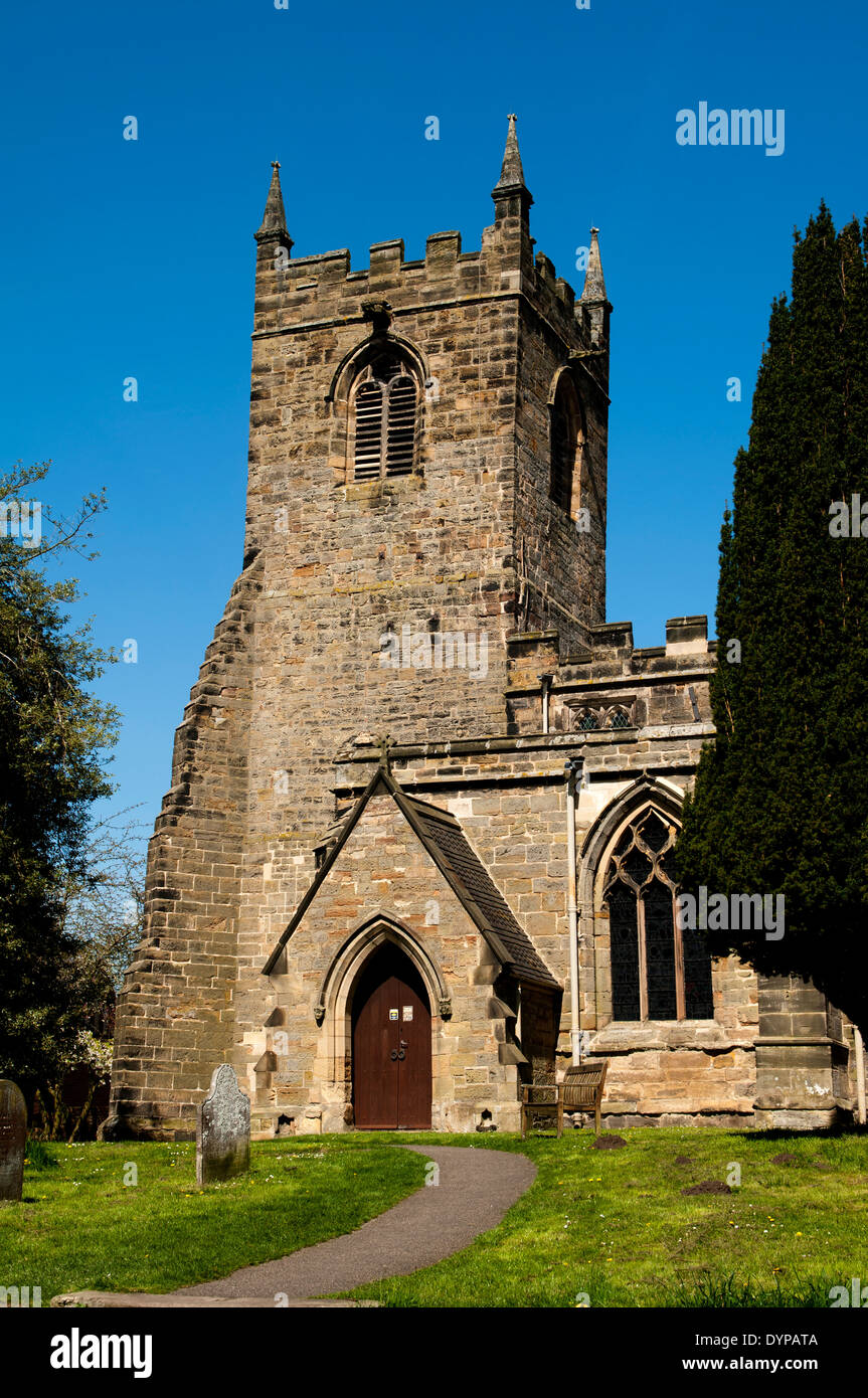 All Saints Church, Aston on Trent, Derbyshire, England, UK Stock Photo