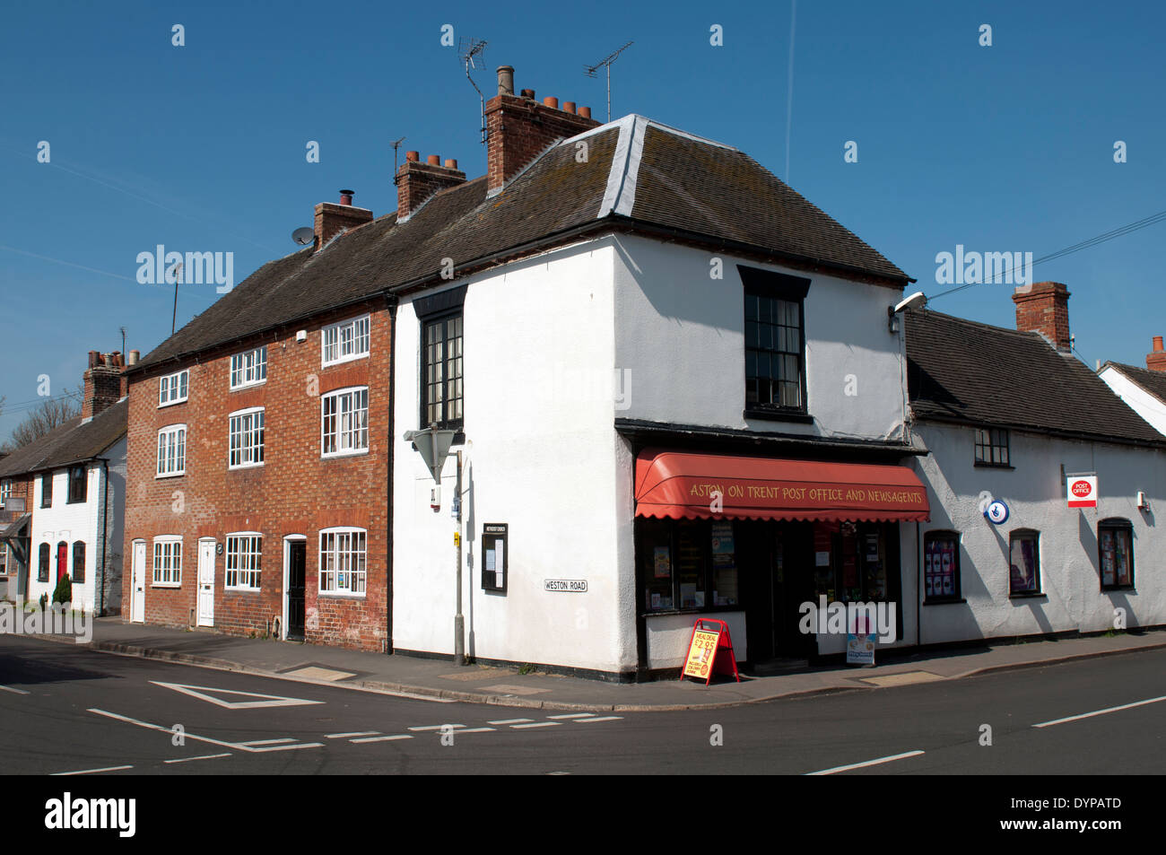 Aston on Trent village, Derbyshire, England, UK Stock Photo