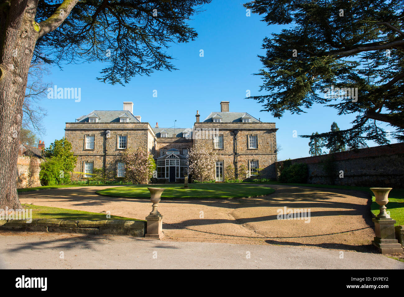 Melbourne Hall, Derbyshire England UK Stock Photo, Royalty Free Image ...