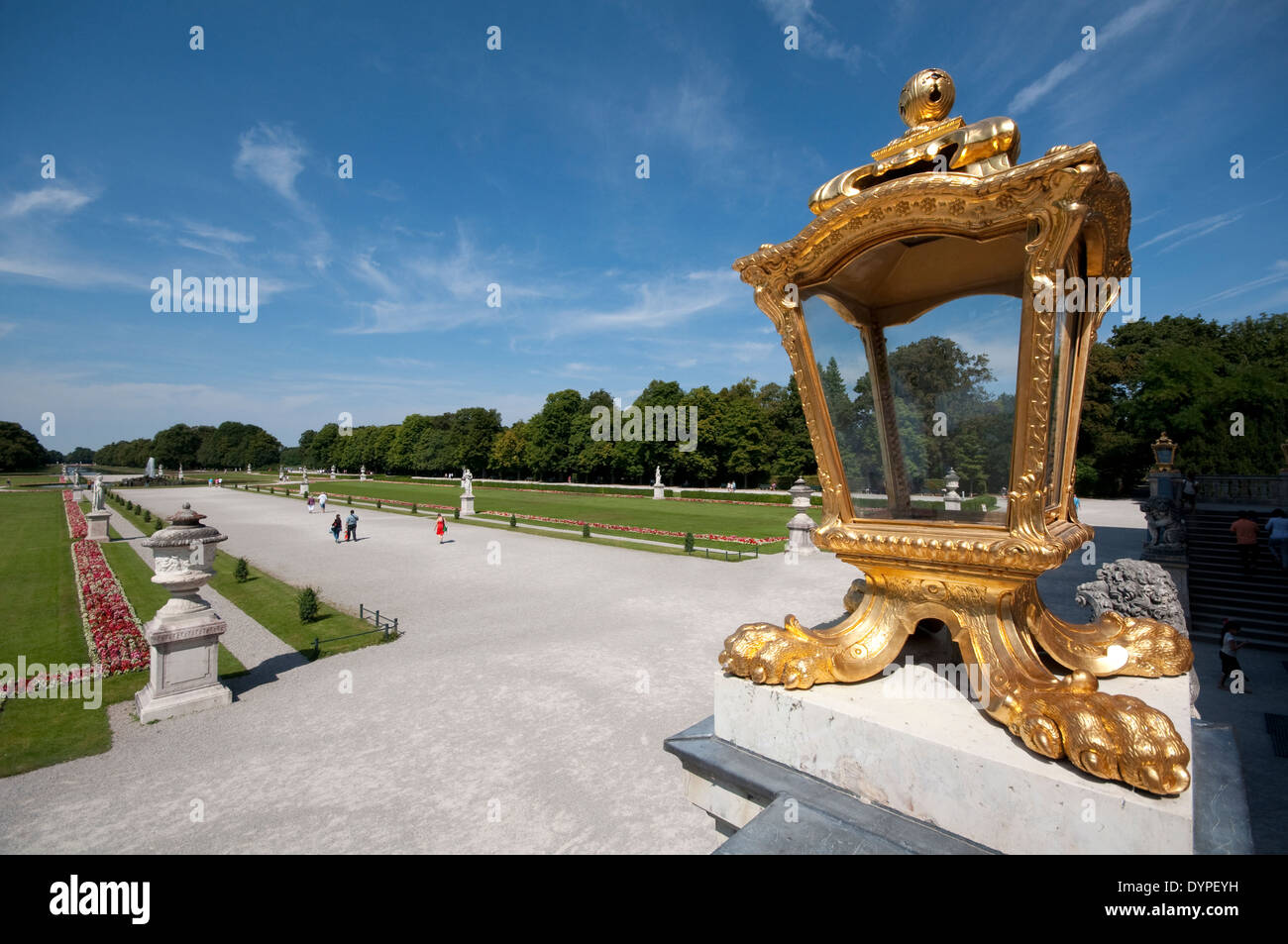 Germany, Bavaria, Munich, Schloss Nymphenburg Palace, Garden Stock Photo