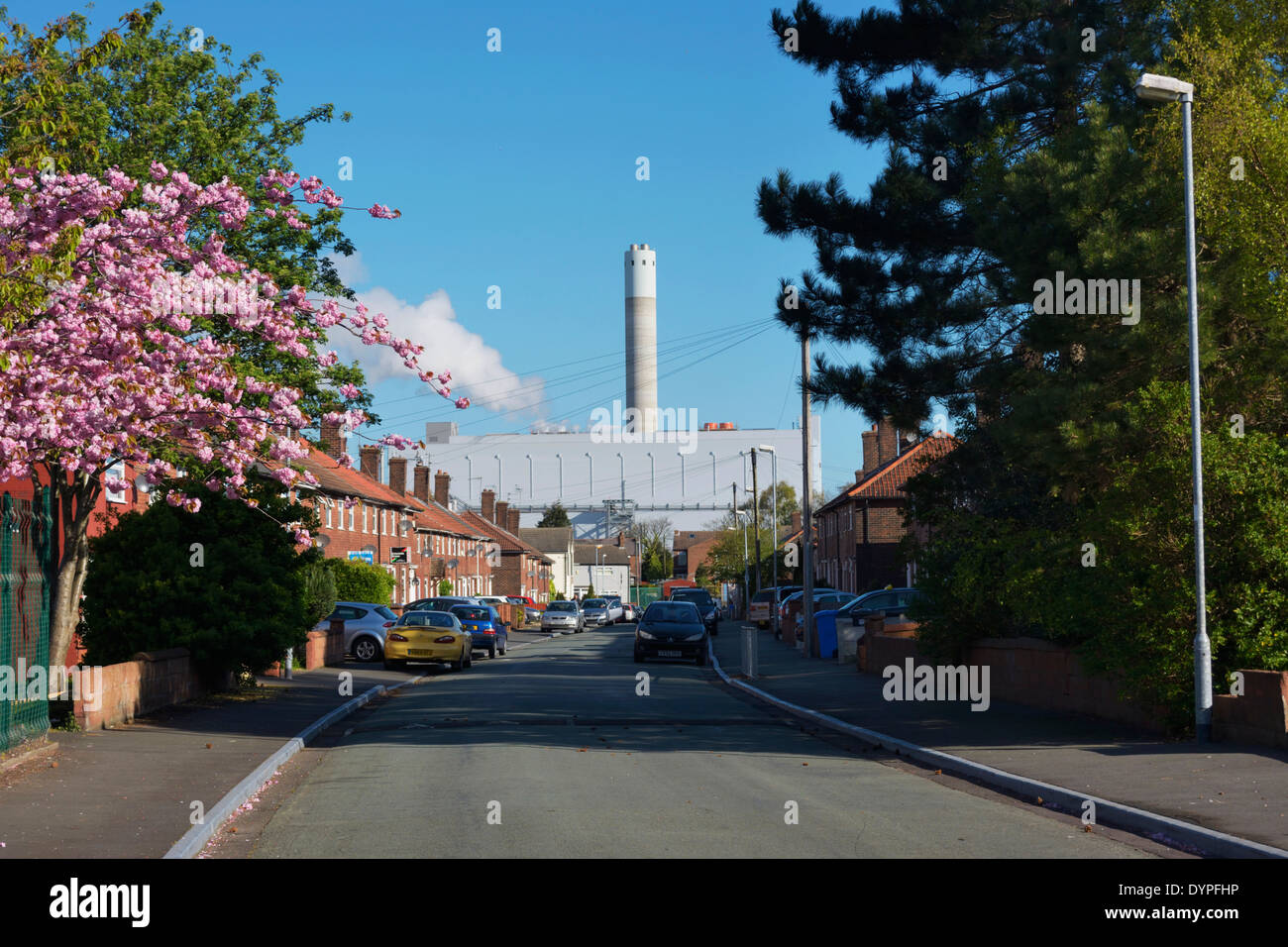 Viridor / Ineos incinerator built at Weston Point Runcorn which burns