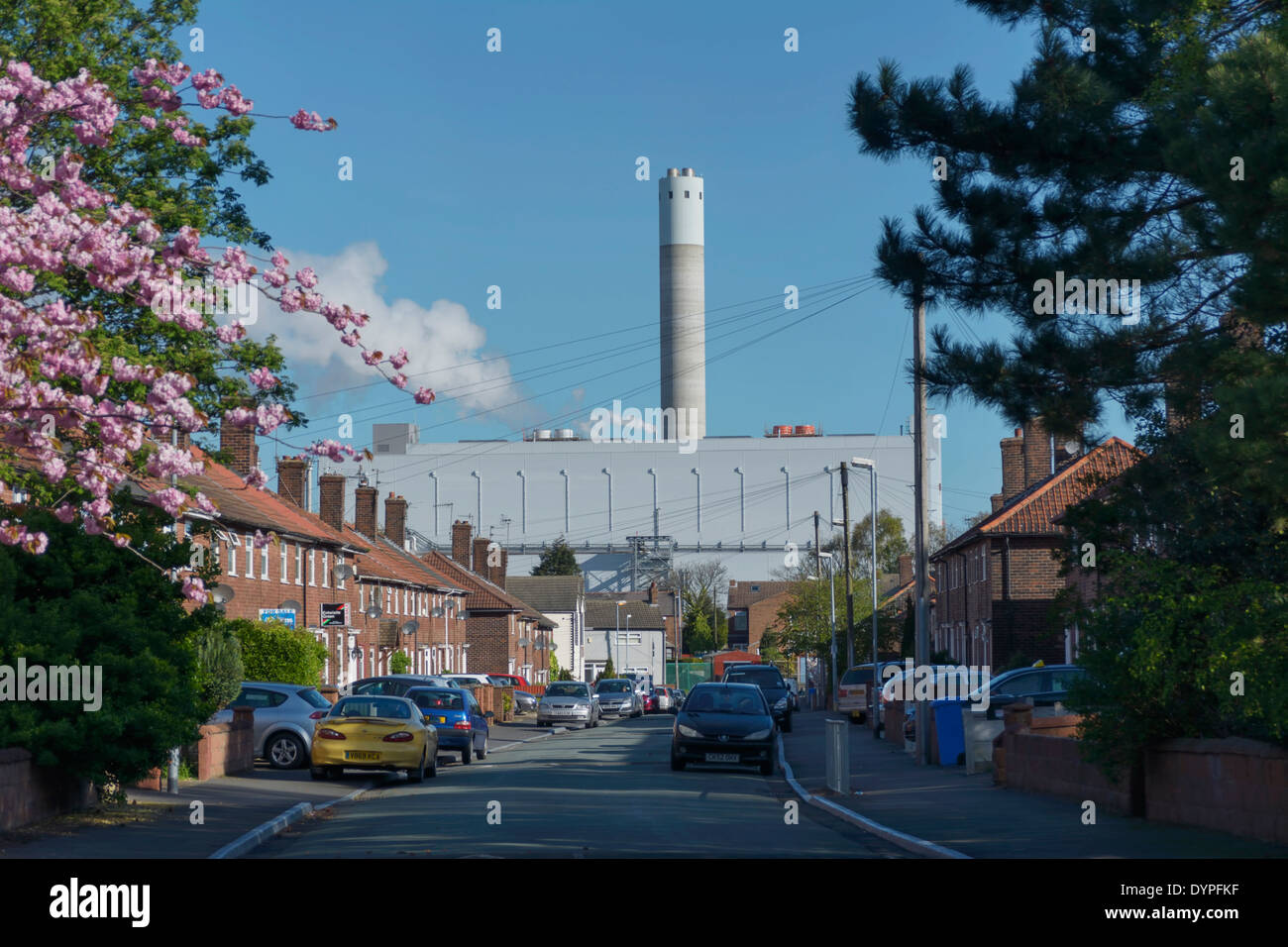 Viridor / Ineos incinerator built at Weston Point Runcorn which burns