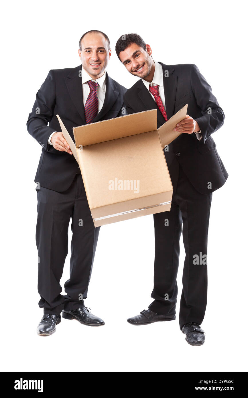 Person standing inside a box Cut Out Stock Images & Pictures - Alamy