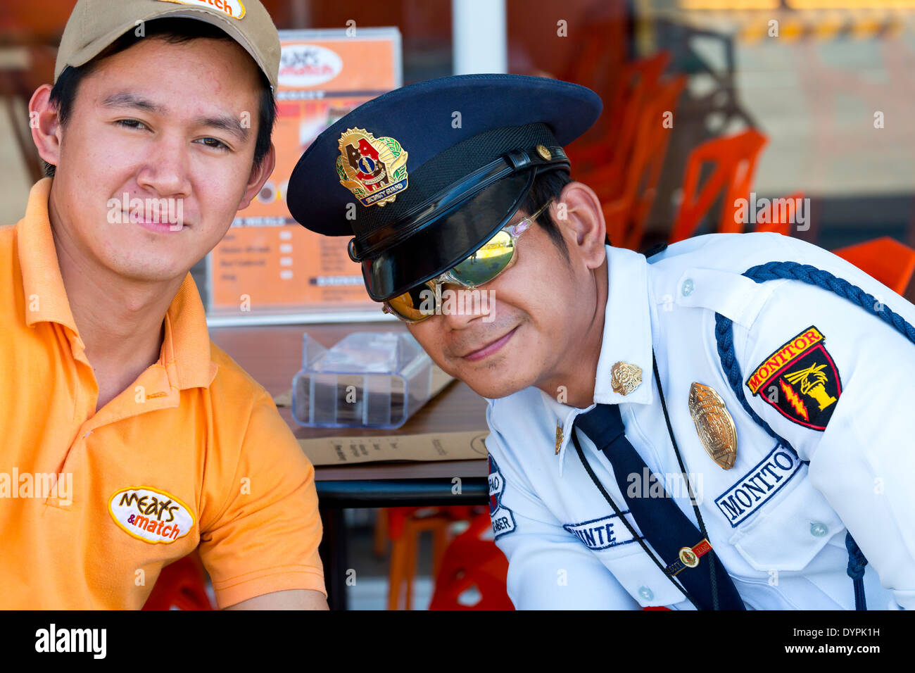 øve sig Låne arm Security Guard in Angeles City, Luzon, Philippines Stock Photo - Alamy