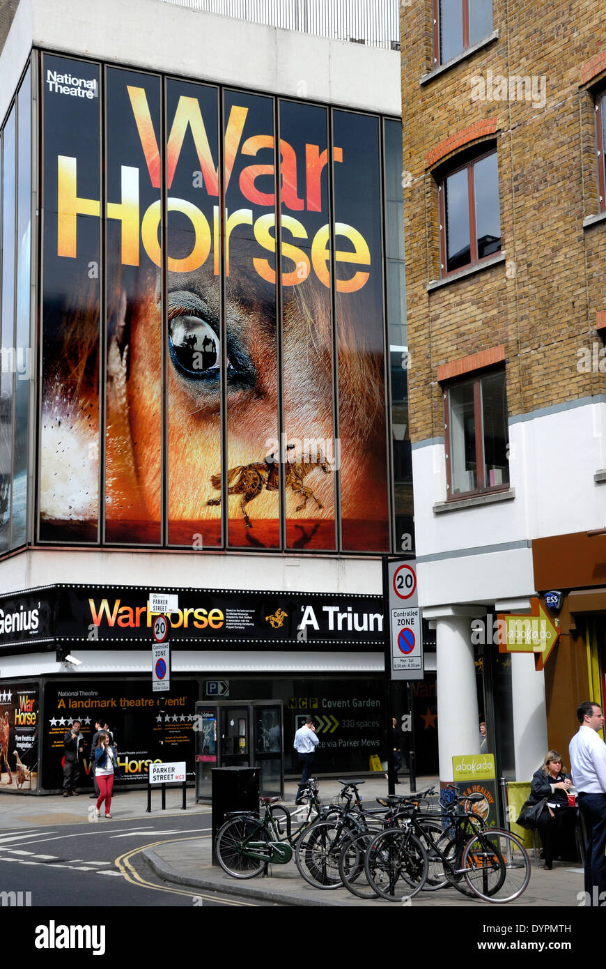 London, England, UK. War Horse at New London Theatre, Drury Lane Stock Photo