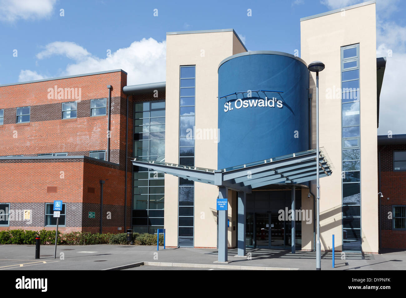 st oswalds nhs trust hospital ashbourne town centre derbyshire england uk Stock Photo