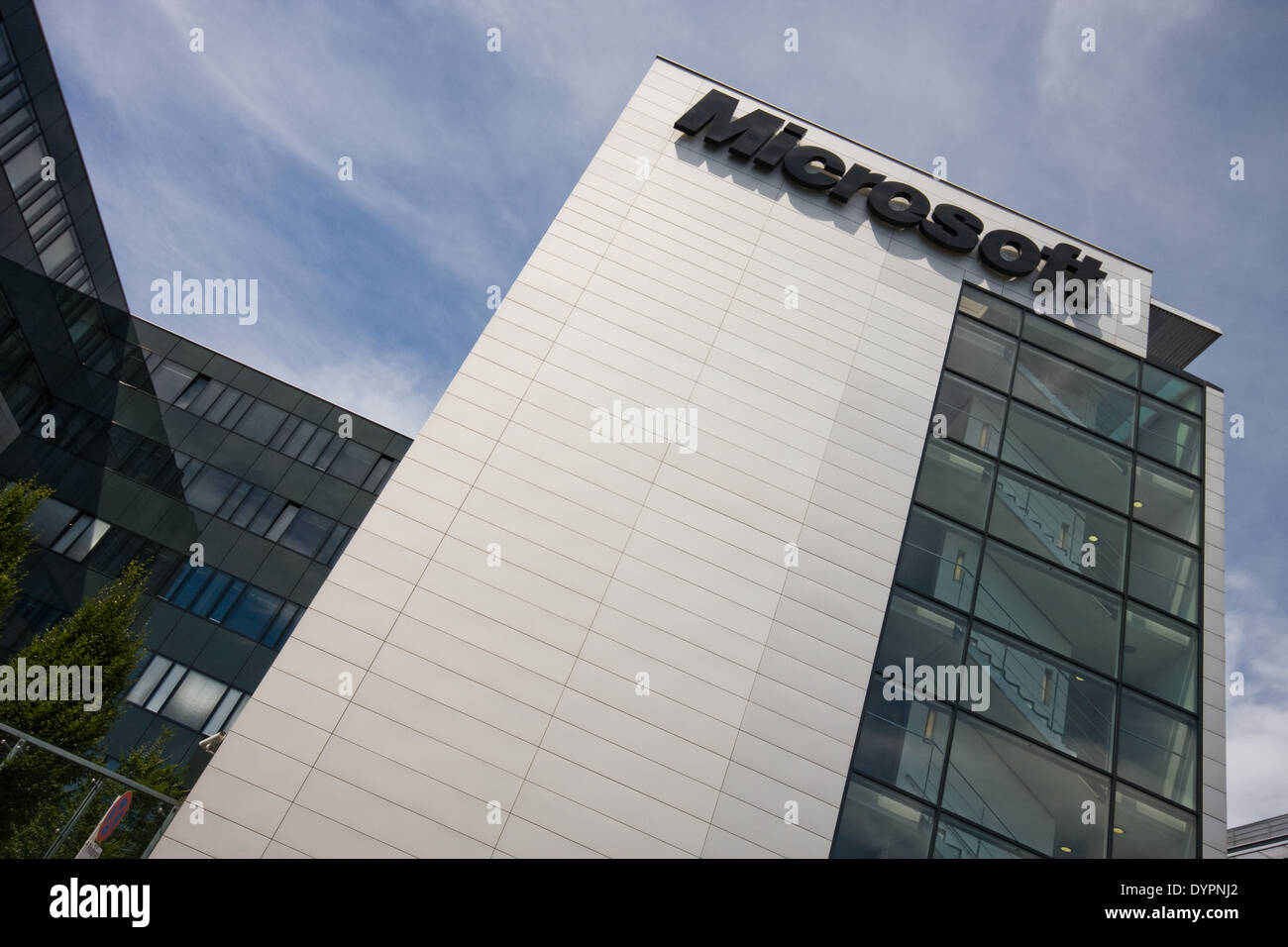Microsoft Firmengebäude, Wien, Österreich Stock Photo