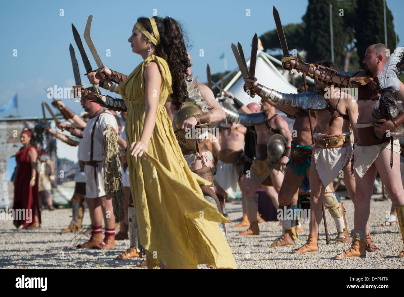 Historical reconstruction in rome hi-res stock photography and images ...