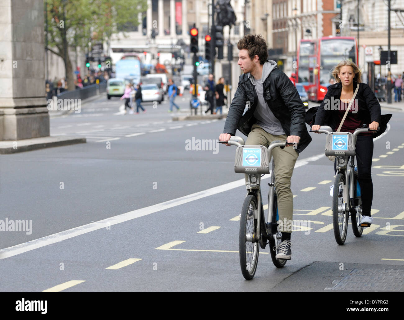 Boris bikes london cycle rental hires stock photography and images Alamy