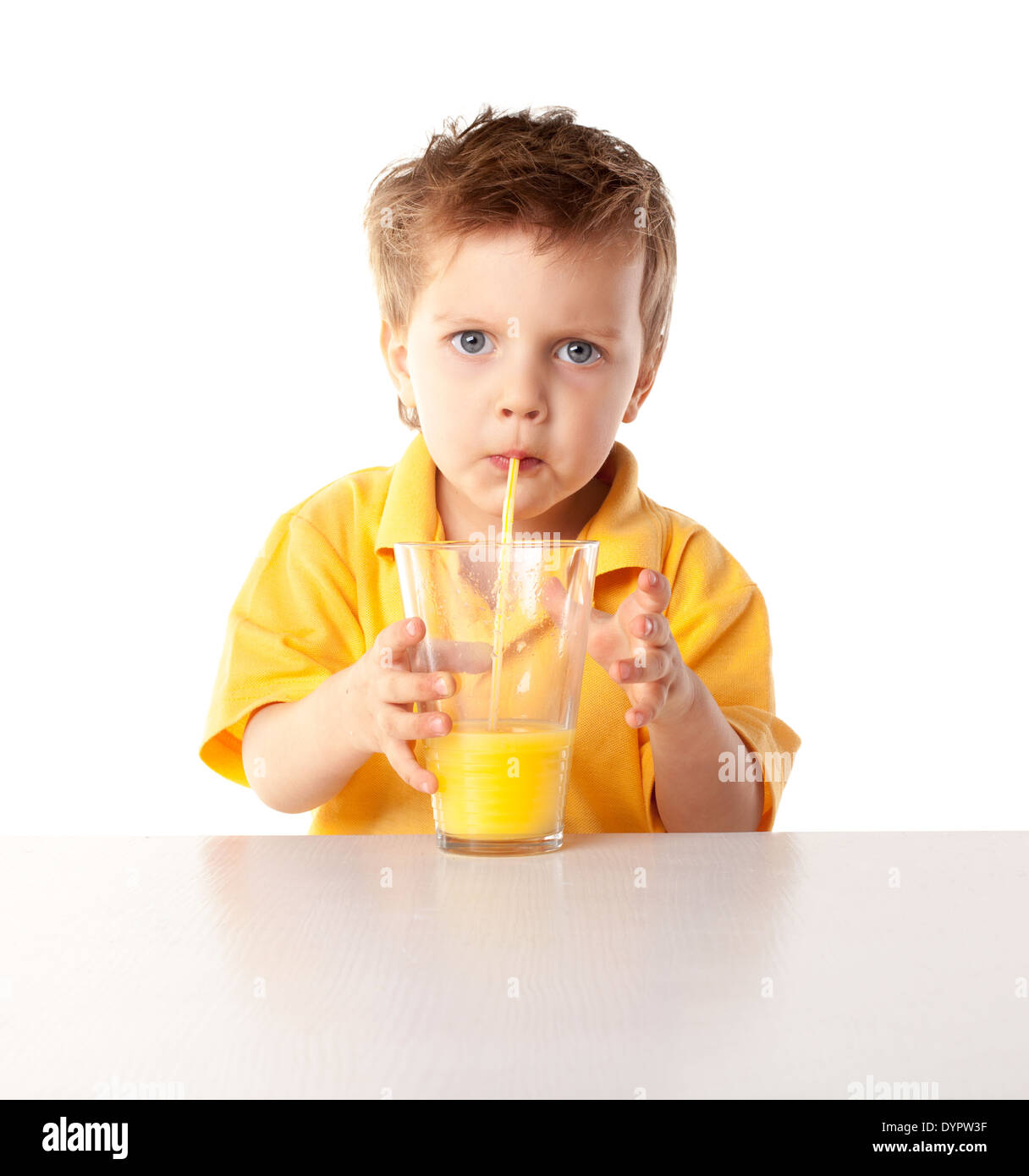 Boy drinking orange juice hires stock photography and images Alamy