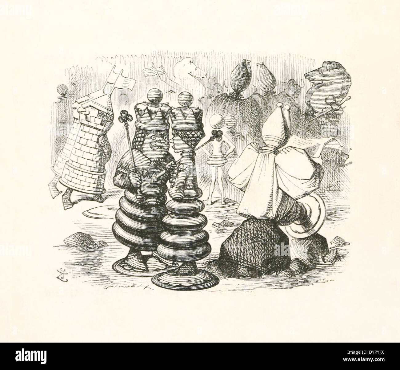 John Tenniel's brilliant illustration of the White King