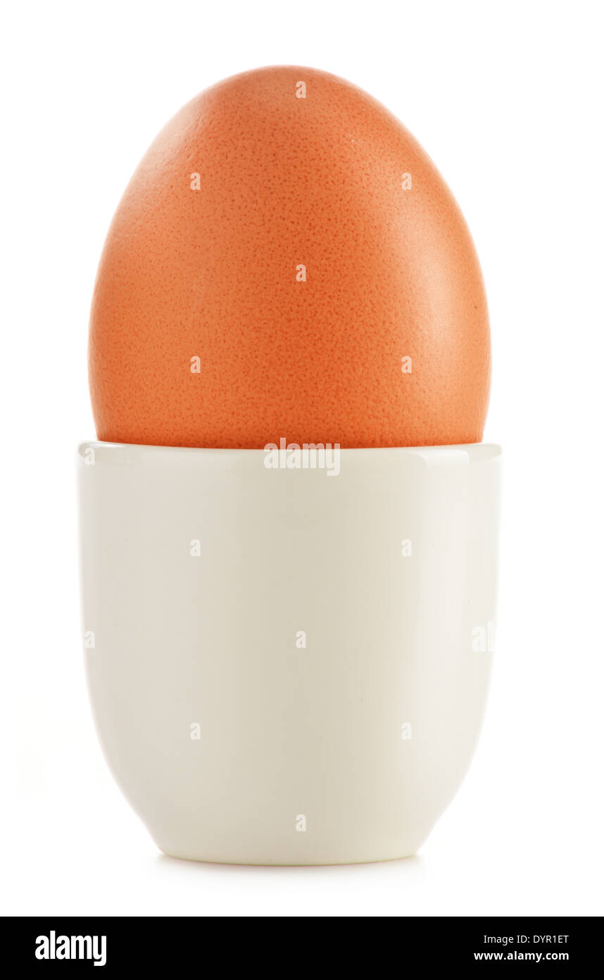 Chicken egg isolated on white background Stock Photo - Alamy