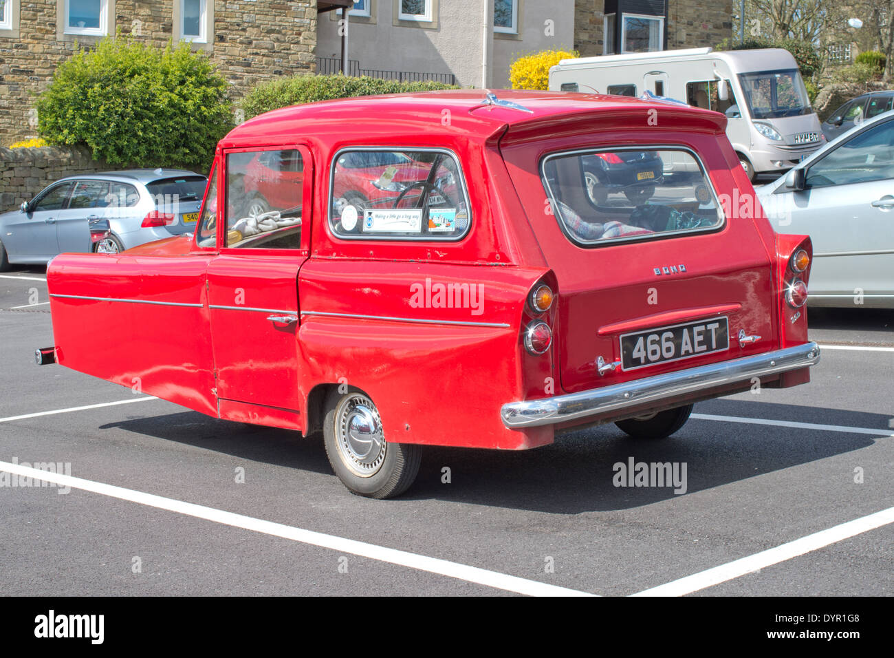 Classic car parked in car park Stock Photo Alamy