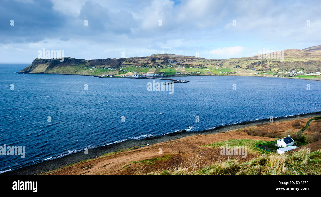 The village of Uig, Isle of Skye, Scotland Stock Photo Alamy