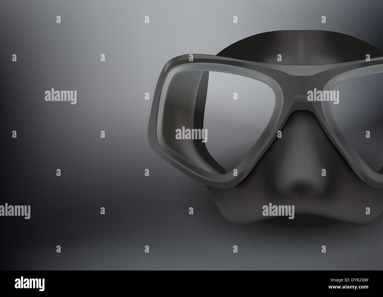 Underwater diving scuba mask Stock Photo Alamy