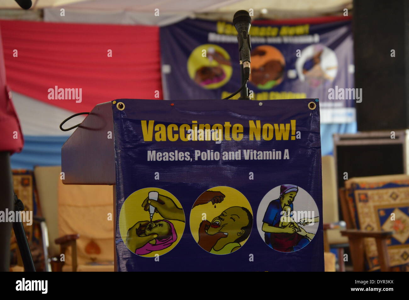 Apr 23 14 Juba South Sudan Launch Of A Nation Wide Integrated Immunization Campaign For Measles Polio And Vitamin A In South Sudan Measles Control Remains One Of The Major Challenges