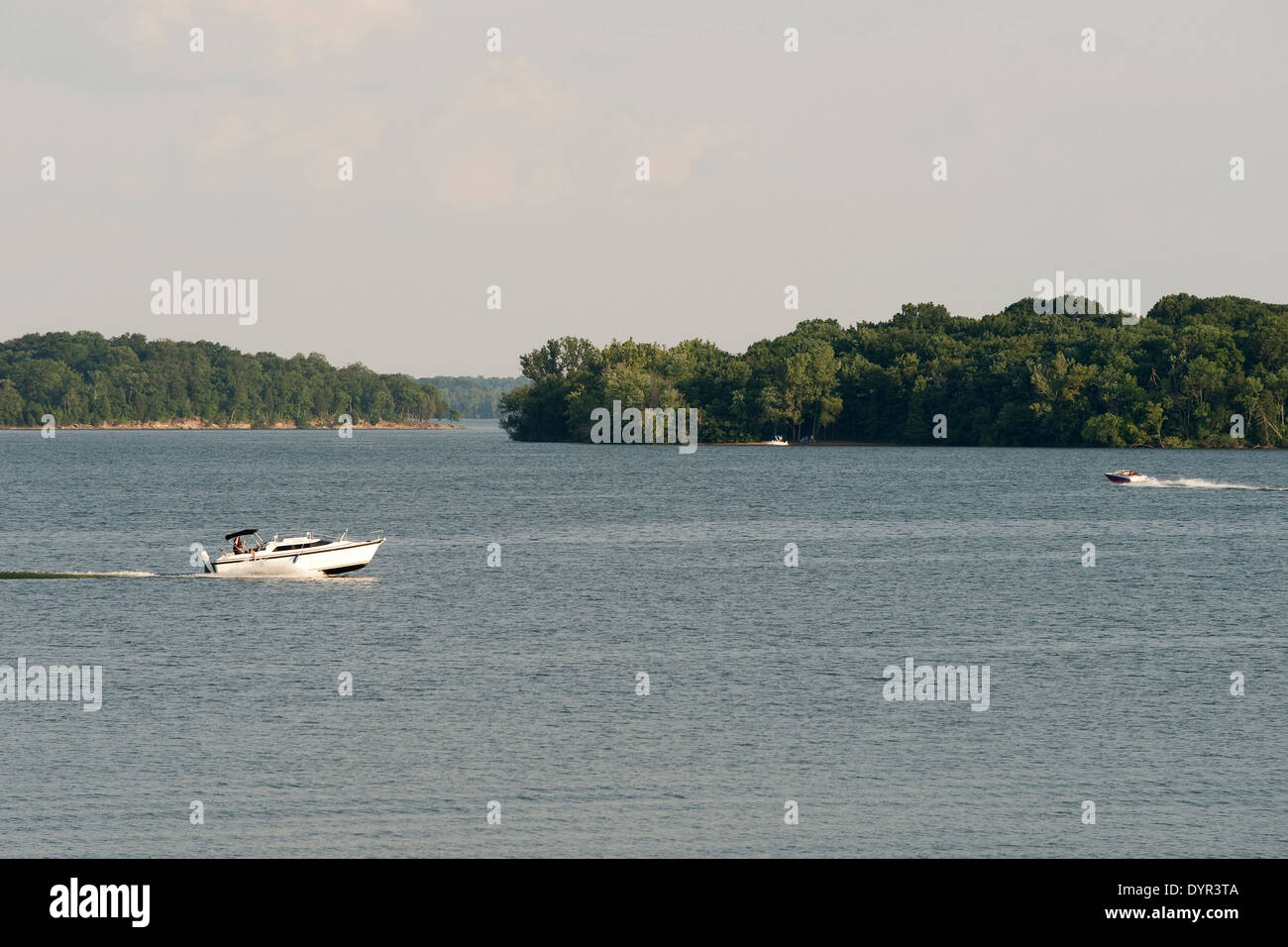 Boats on Old Hickory Lake Nashville Tennessee Stock Photo Alamy