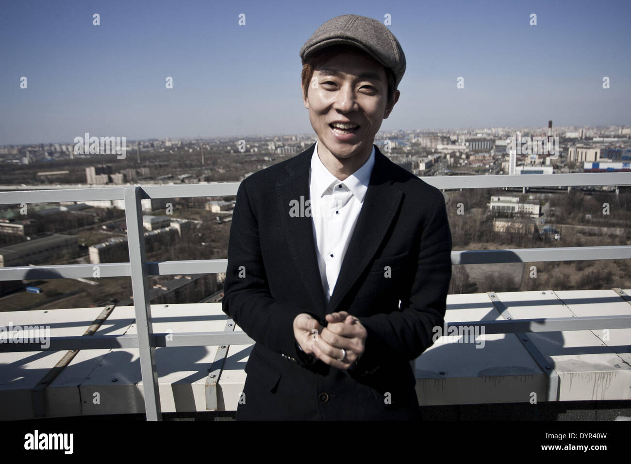 St Petersburg, Russia. 18th Apr, 2014. Russian short track speed