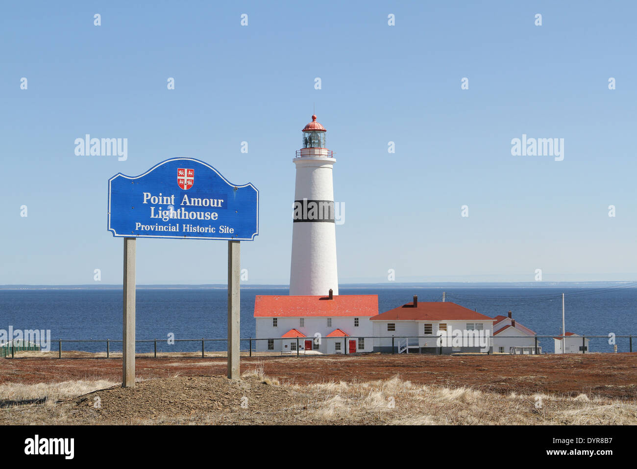 Point Amour Lighthouse, Labrador, Canada Stock Photo Alamy