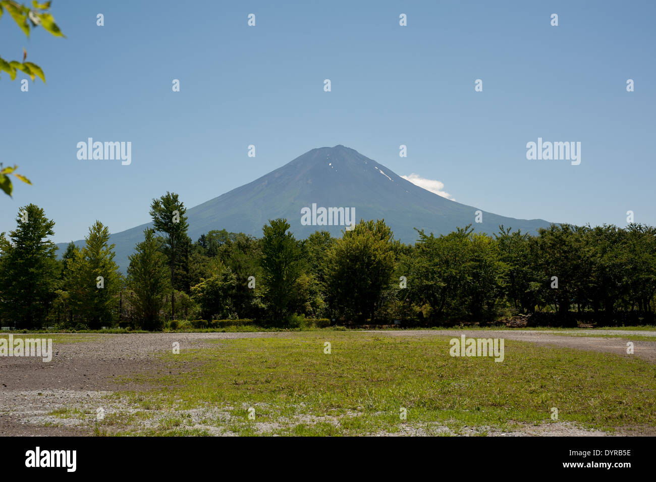 View of Mount Fuji from Yamanashi Prefecture, Japan Stock Photo