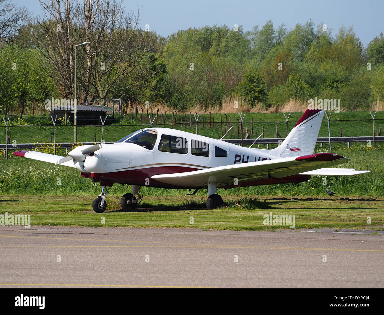 PH-VSY Private Piper PA-28-161 Warrior II at Rotterdam The Hague Airport (RTM - EHRD) Stock Photo