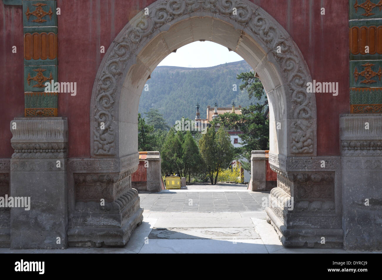 Xumi Fushou Temple, Chengde Imperial Summer Villa, Hebei, China Stock Photo
