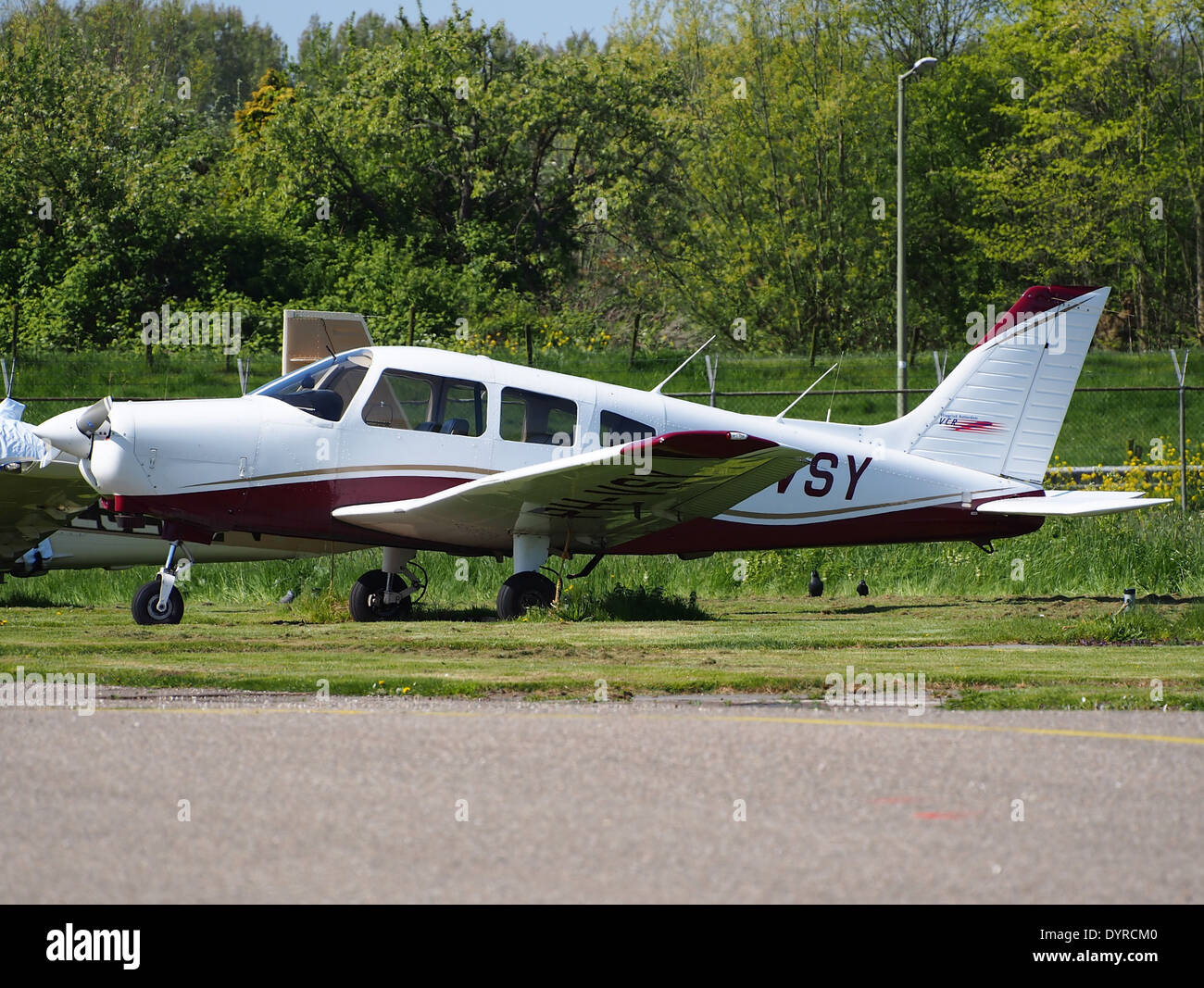 PH-VSY Private Piper PA-28-161 Warrior II at Rotterdam The Hague Airport (RTM - EHRD), Stock Photo