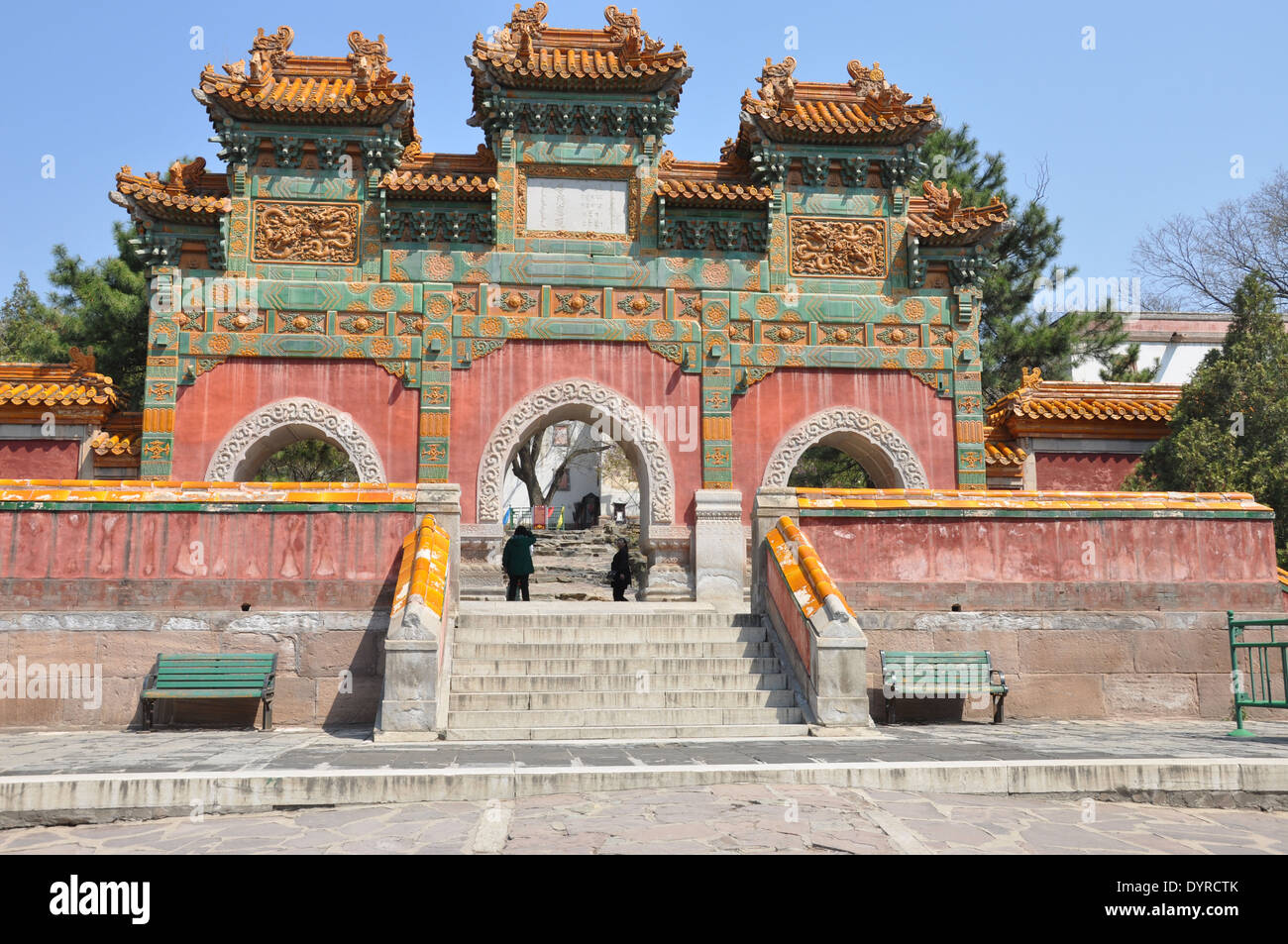 Xumi Fushou Temple, Chengde Imperial Summer Villa, Hebei, China Stock Photo