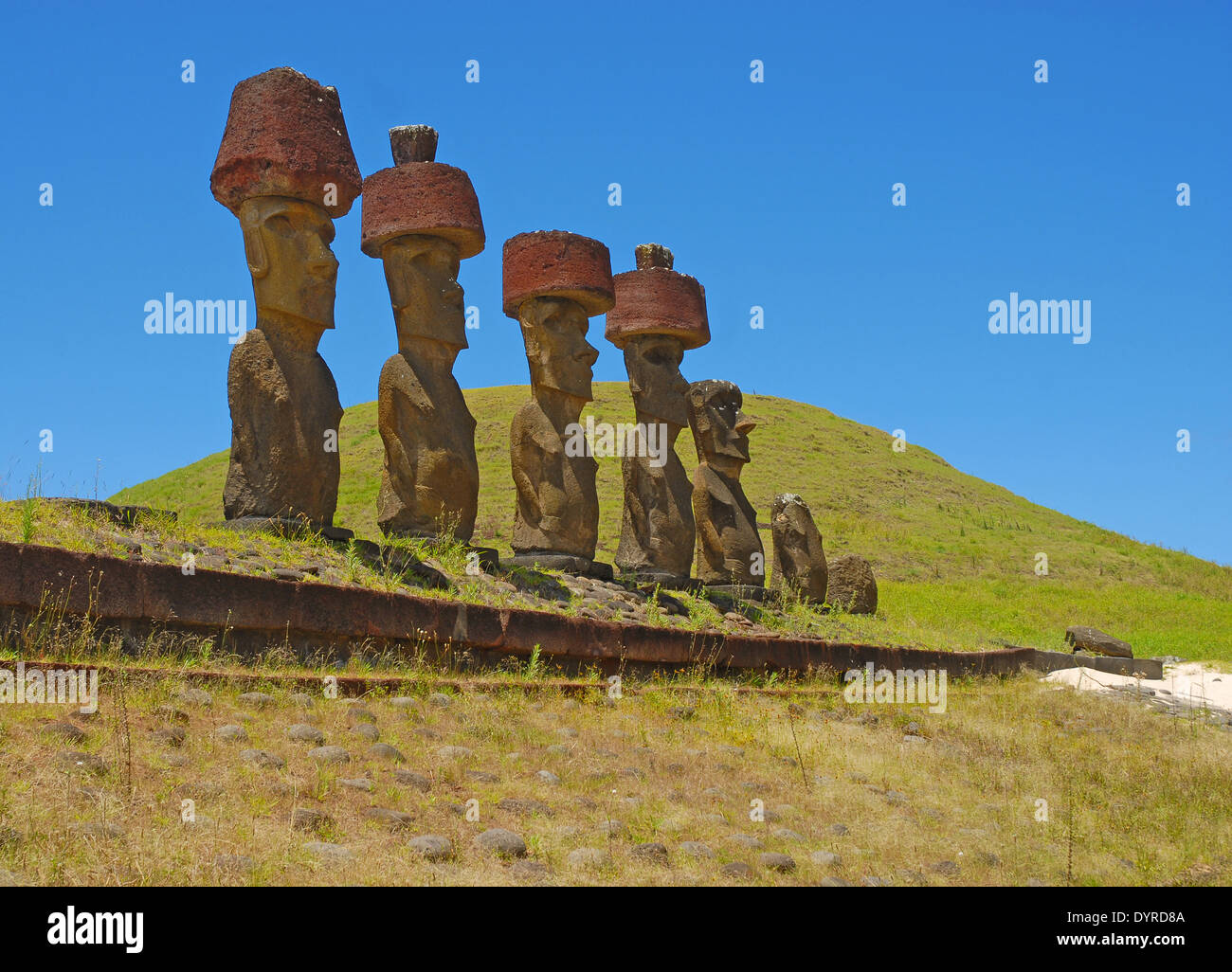 Rapa Nui, Easter Island Moai statues, South Pacific islands, Chile