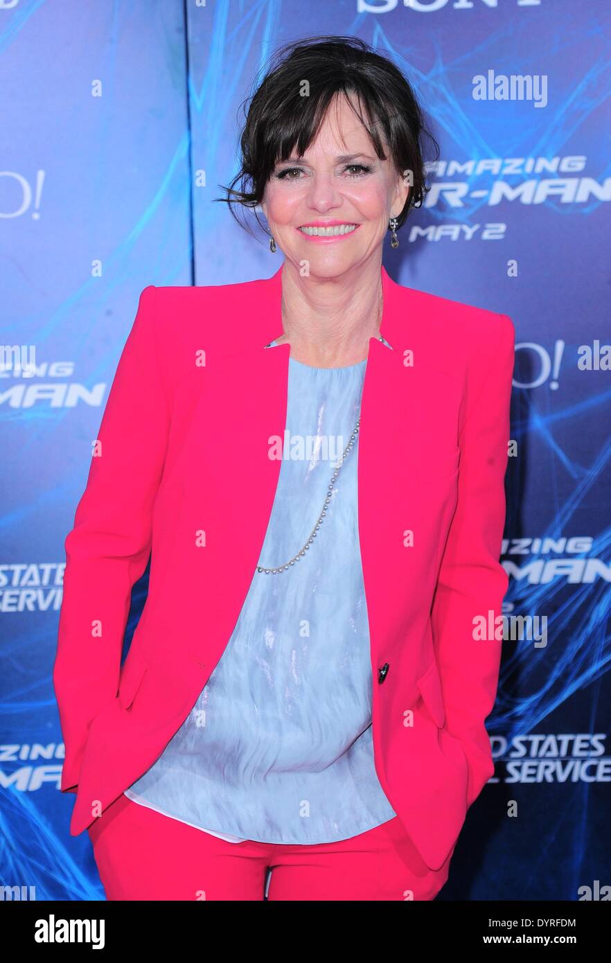 New York, NY, USA. 24th Apr, 2014. Sally Field at arrivals for THE AMAZING SPIDER-MAN 2, Ziegfeld Theatre, New York, NY April 24, 2014. Credit:  Gregorio T. Binuya/Everett Collection/Alamy Live News Stock Photo
