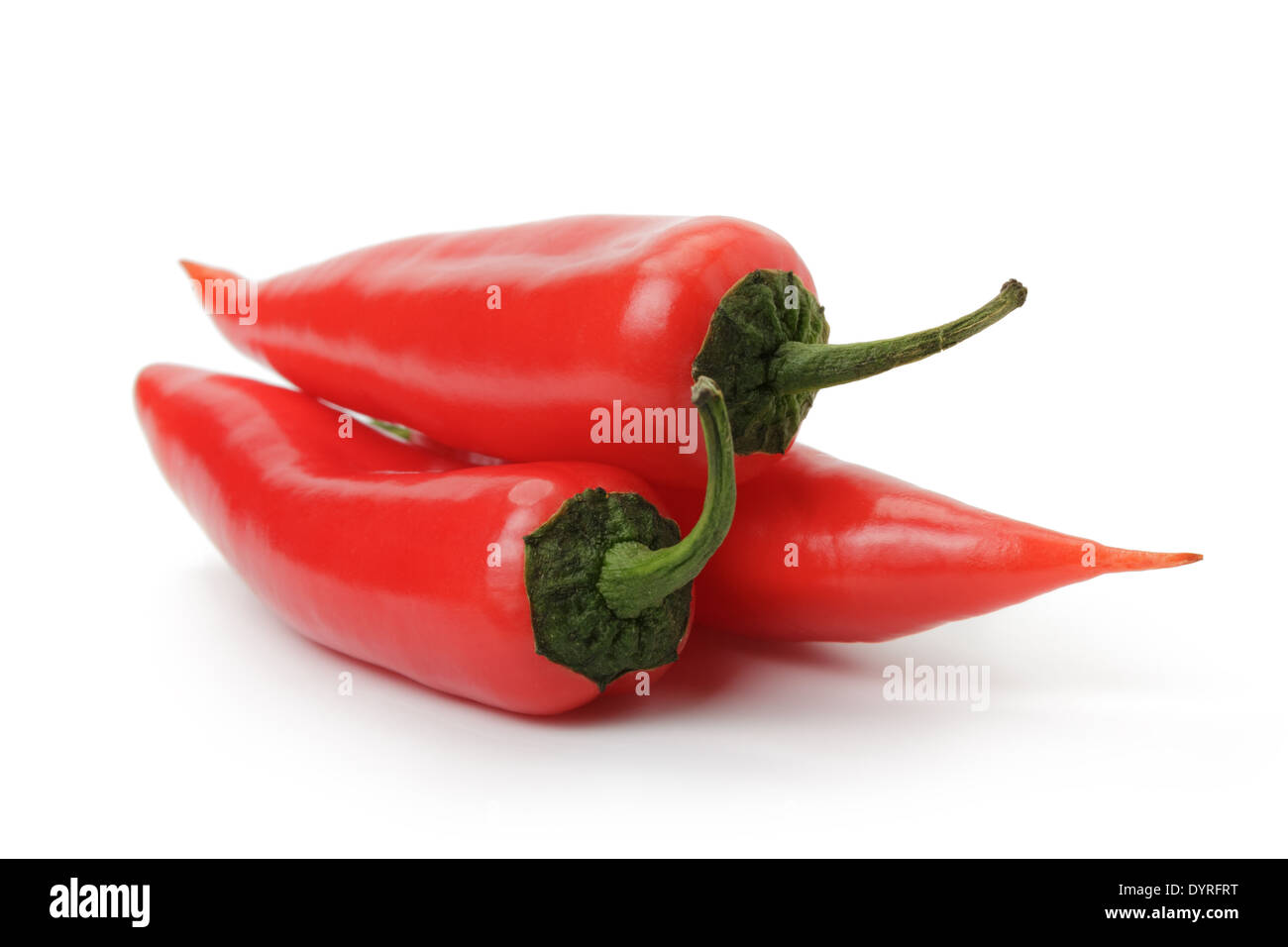 red sweet pepper looks like jalapeno, isolated on white Stock Photo Alamy