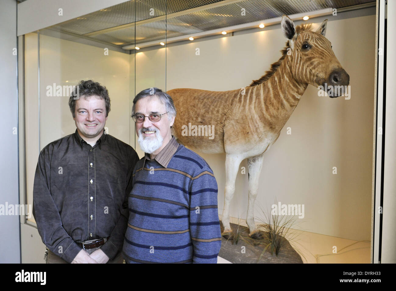 Michael Apel Klaus Schoenitzer in the Museum of Man and Nature Munich, Stock Photo - Alamy