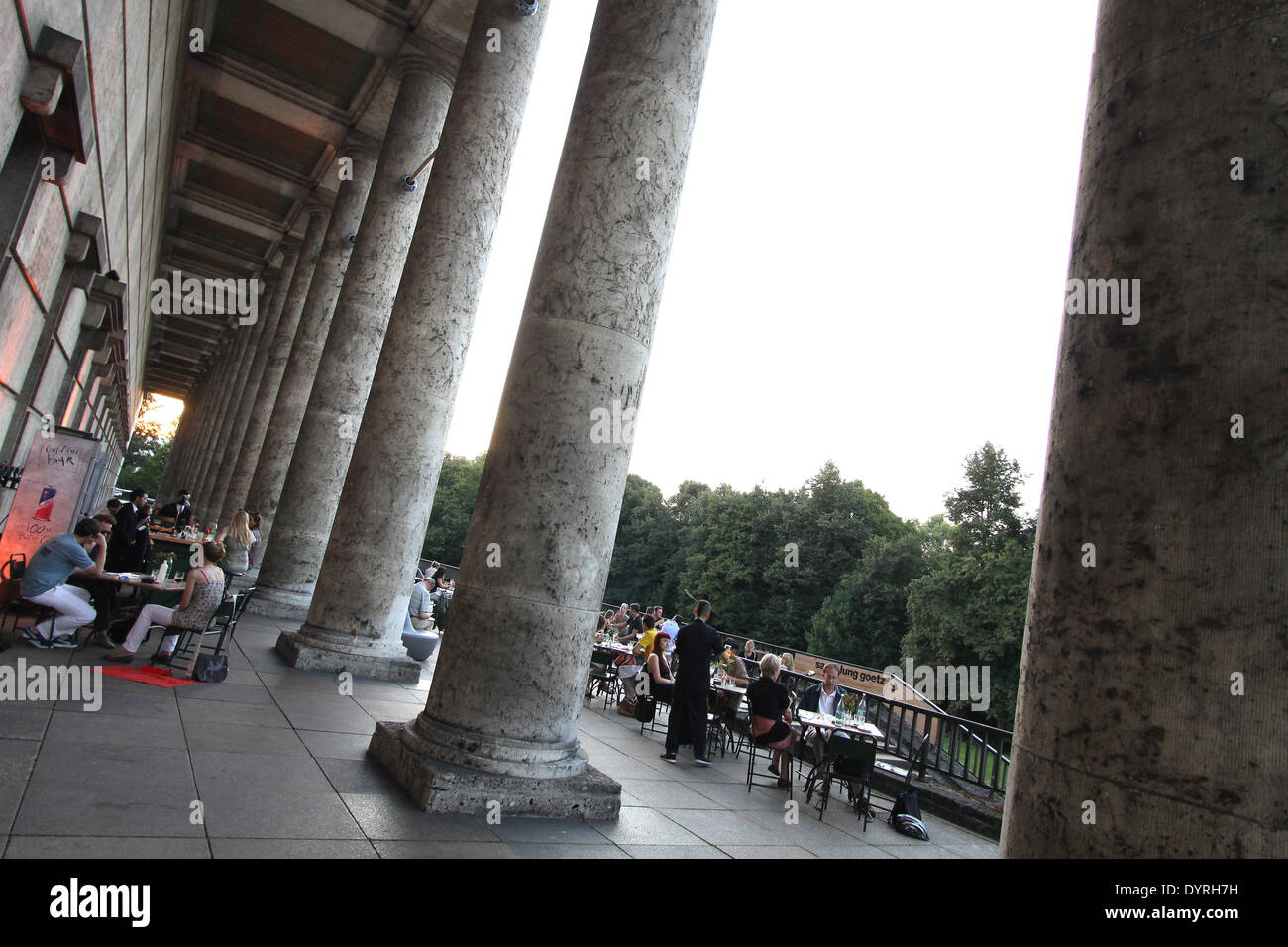 The 'Goldene Bar' at the Haus der Kunst in Munich, 2011 Stock Photo