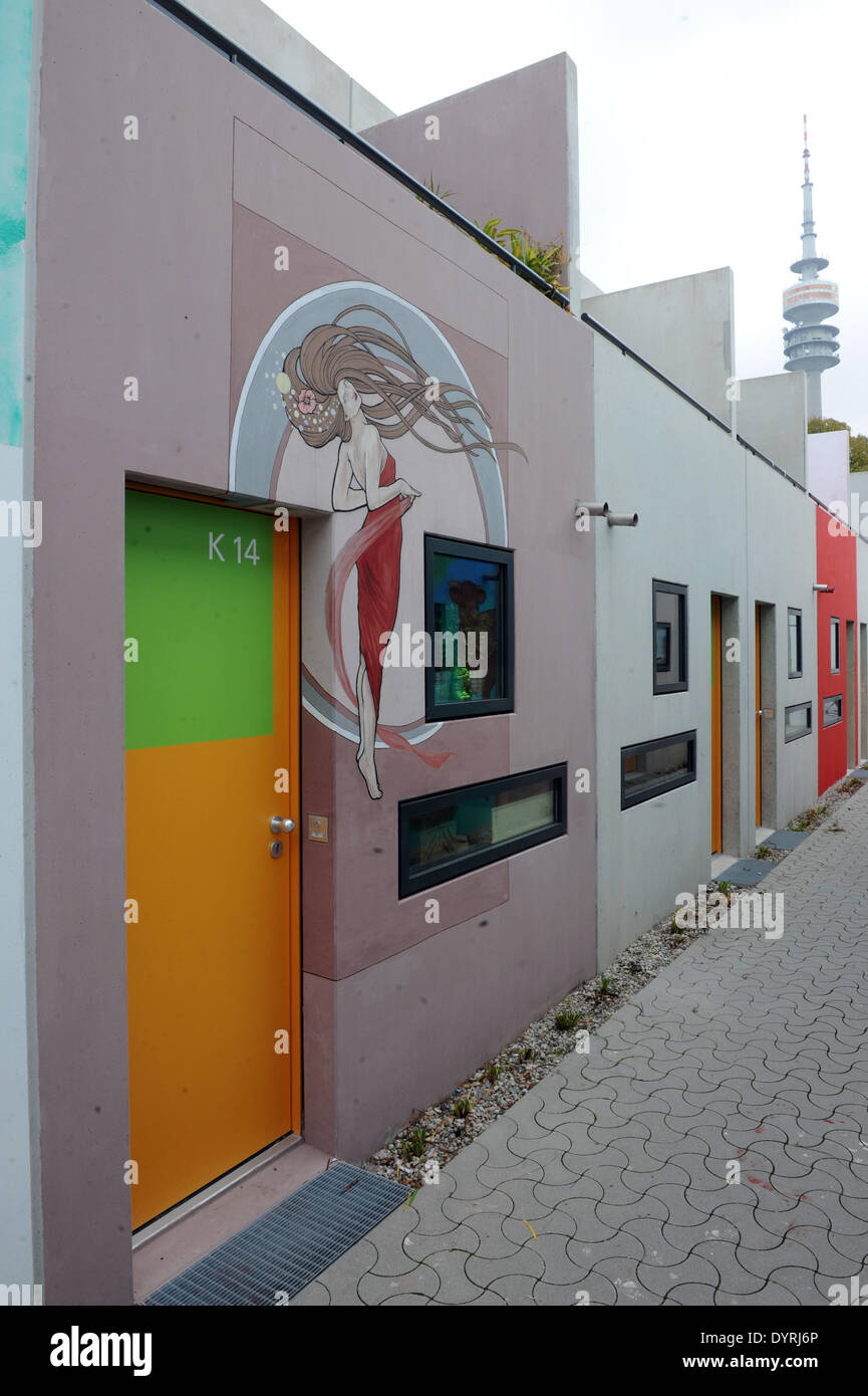 Student houses in Munich, 2011 Stock Photo 68746014 Alamy