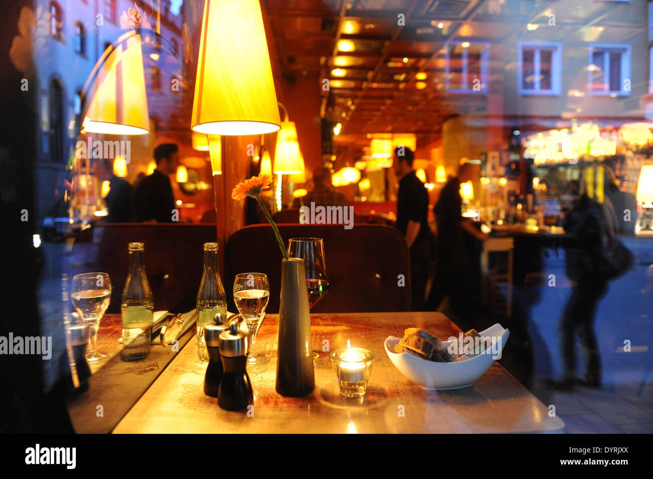 Restaurant 'Lux' in Munich, 2012 Stock Photo