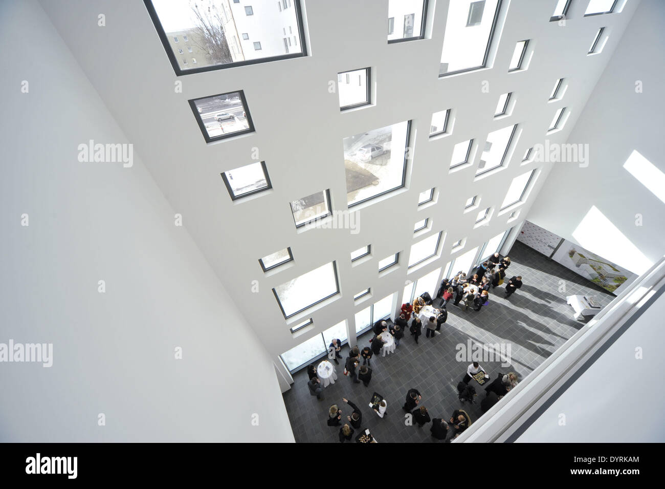 Extension building of the Munich University of Applied Sciences, 2012 Stock Photo