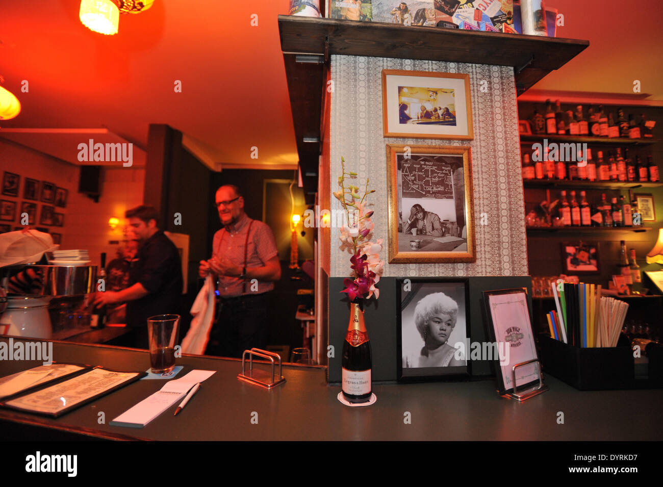 The bar 'Wolf' in Munich, 2012 Stock Photo