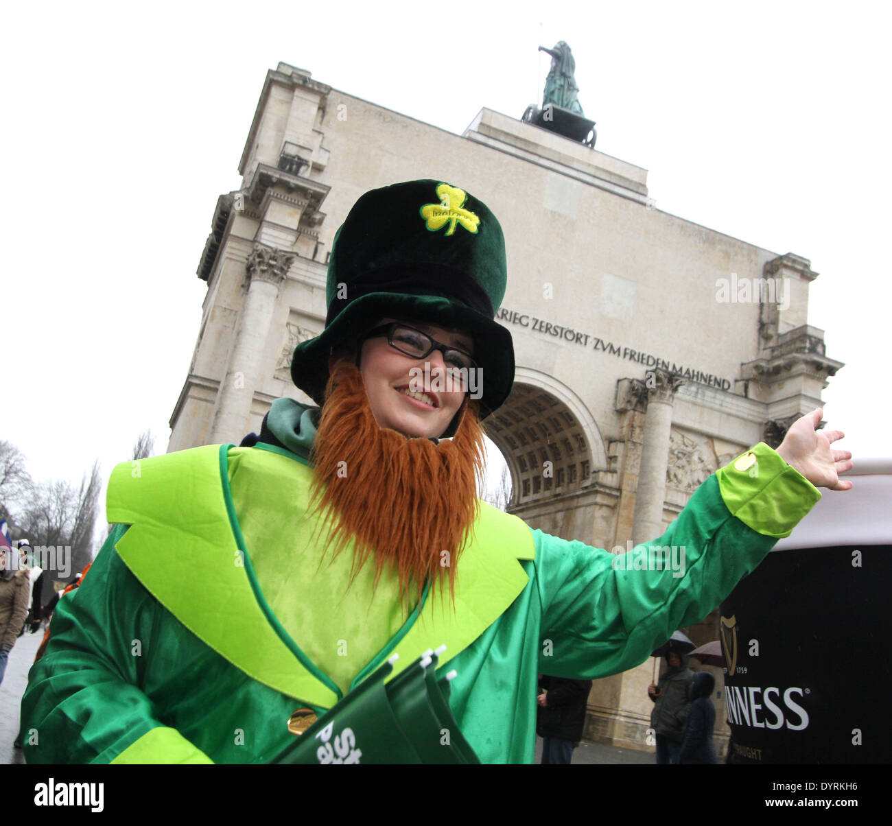 St. Patrick's Day Parade in Munich, 2012 Stock Photo